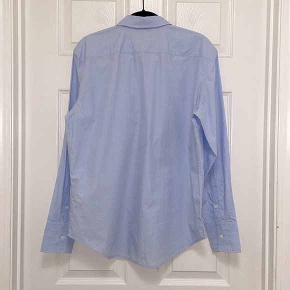 NWT J.Crew Garçon Classic Shirt in Cotton Poplin in Blue Eoe - Picture 8 of 10